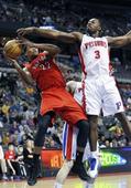 DeRozan and Gay score 21 apiece and Raptors break 5-game skid with 99-82 victory over Pistons
