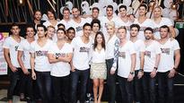 You beauty, 25 guys in a bachelor battle