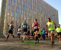 Aleksandra Duliba wins the 2013 L.A. Marathon