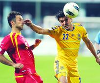 Ukraine stun Montenegro