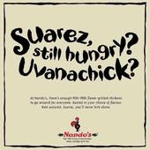 Nando's launches Luis Suarez bite ad