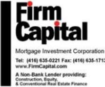 Firm Capital Mortgage Investment Corporation Announces Q1/2013 Results and Appoints New COO
