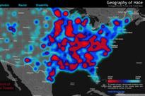 Geography of U.S. Hate by Twitter
