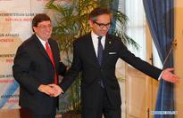 Cuban, Indonesian FMs attend press conference in Jakarta