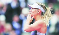 Bright day for Sharapova