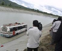 19 dead as bus falls into canal in UP