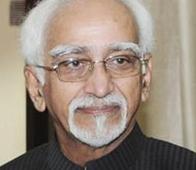 Hamid Ansari arrives in Taj...