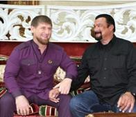 Kadyorv Hosts U.S. Actor Steven Seagal in Grozny (Photos)