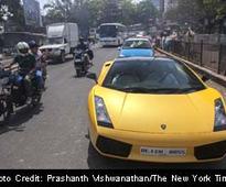 In India, it's a bumpy road for trophy cars