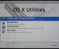 How do I restore my Mac with Time Machine