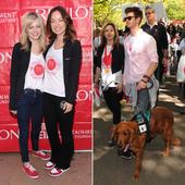 Emma and Andrew Bring PDA and a Pup to Revlon's Race