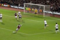 West Ham Player Scores A Sick Curling Goal Against Manchester United