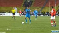 Video: Russia star sent off for gesture to his own fans