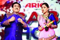 Television's Holi celebration with dance and puppet act