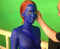 Jennifer Lawrence gets a blue-tinged 'X-Men' first look