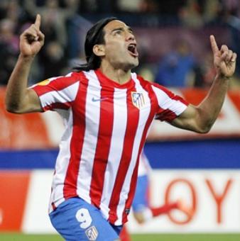 Falcao keeps 10-man Atletico perfect at home