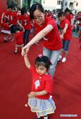 Children dance for forthcoming Int'l Children's Day