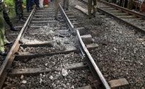 Blast damages railway track in Karachi