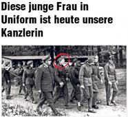 German Tabloid Publishes Photo of Angela Merkel in Communist Uniform