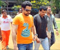 Mumbai: Bollywood Actor Imran Hasmi at Media Cricket Cup