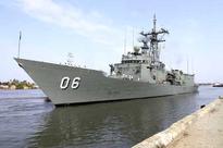 HMAS Newcastle visits Kochi, PASSEX with INS Sharda