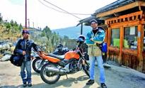 Biking through Bhutan