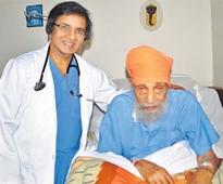 Angioplasty saves the life of 104 year old