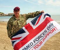 Scarborough Armed Forces Day - Red Arrows coup