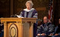 Former UN High Commissioner Receives Honorary Degree