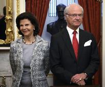 King Carl XVI Gustaf and Queen Silvia of Sweden are visiting Washington, too