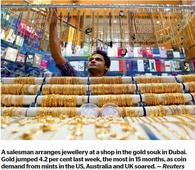 Dubai-to-Turkey gold rush triggers jump in premiums