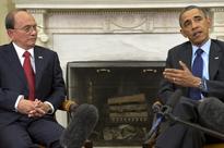 Obama vows US support as Myanmar makes historic White House visit