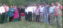Panchayats and Christian Society visted Prayer Tower Site
