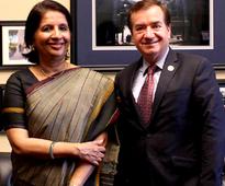 Nirupama Rao discusses Indo-US ties with Ed Royce