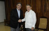 Cuban President Raul Castro Meets with Brazilian Foreign Trade Minister