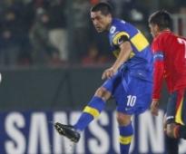 Riquelme leads Boca to Libertadores quarterfinals