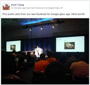 Introducing Facebook For Google Glass
