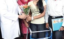 Bomb blast victim discharged