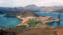Google maps capture images of Galapagos Islands
