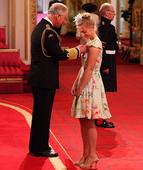 London 2012 Olympic and Paralympic heroes receive honours from Prince Charles