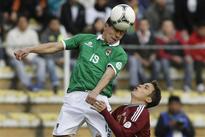 Late equaliser denies Venezuela win over Bolivia