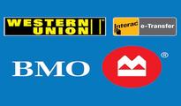 Bank of Montreal Offers Western Union Money Transfer Transactions Online