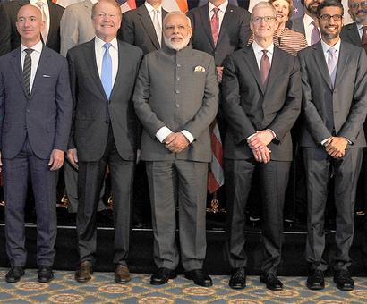 Modi urges American CEOs to invest in India, says GST a game changer Modi urges American CEOs to invest in India, says GST a game changer