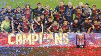 Barcelona close in on Real's record