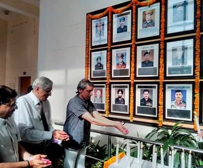 Major Gogoi's pathshala and the Wall of Heroes Major Gogoi's pathshala and the Wall of Heroes