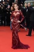 Cheryl Cole's stunning red gown turns head in Cannes