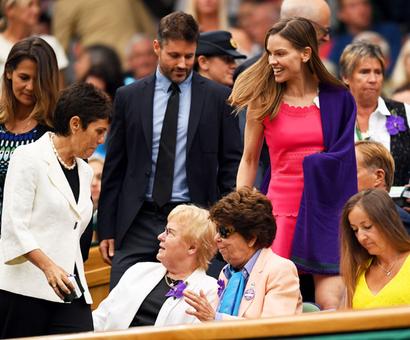 PHOTOS: When Hollywood biggies descended at Wimbledon PHOTOS: When Hollywood biggies descended at Wimbledon