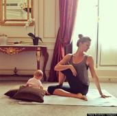 LOOK: Gisele Has The CUTEST Yoga Partner