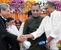 K.J. Sengupta takes oath as CJ of A.P. High Court
