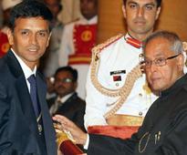 Receives Padma Bhushan: Rahul Dravid